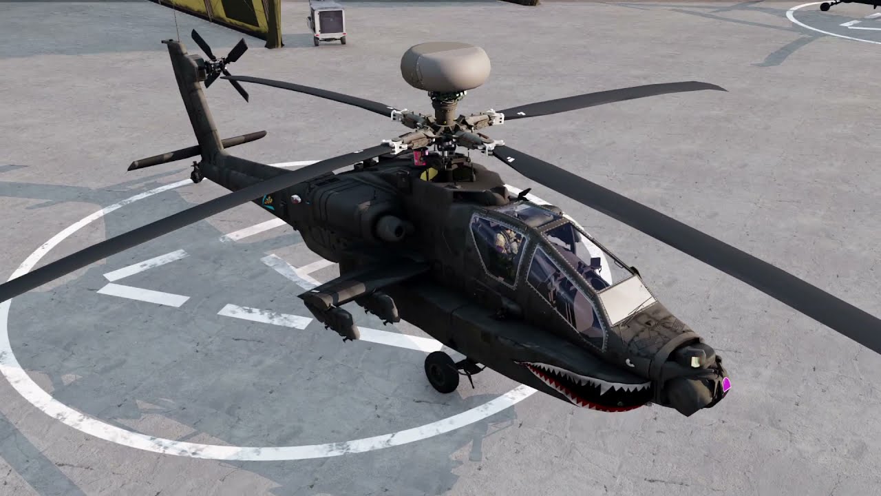 Arma 3 AH64D Apache Longbow Official Project Part 1 Pilot Seat
