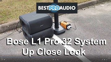 Bose L1 Pro 32 with Dual Sub1s - Up Close Look
