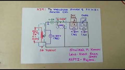 RC Series Circuit Pratical (A. C. CIRCUITS)