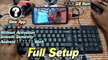 New App Without Activation Play FF Android 13 Working / Keyboard Mouse On Mobile Free Fire gameplay