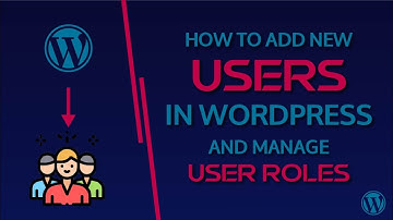 How To Add New Users In Wordpress And Manage User Roles | Virtual Crafts