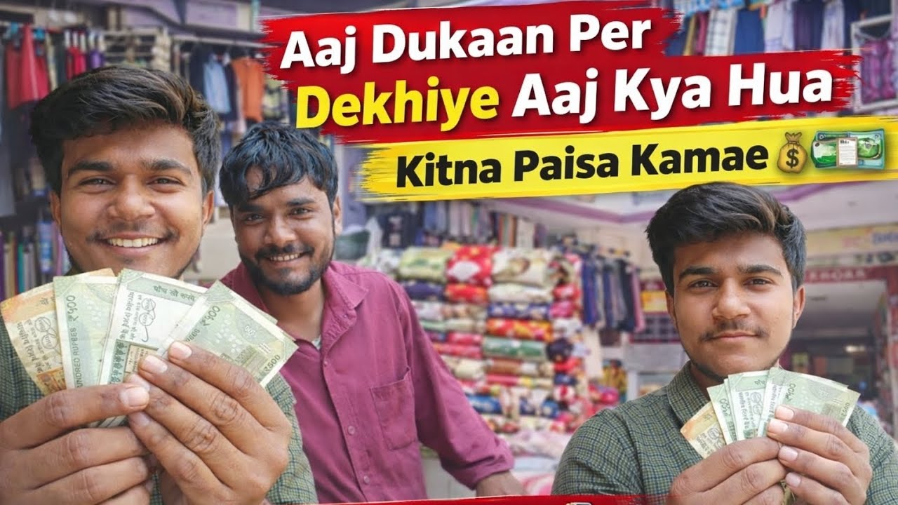 Aaj dukaan per dekhiye aaj kya hua 🤔🤔🤔 🤔 kitna paisa kamae 💰💰💸💸💸💷💶💵💴🪙🤑 harsh Bhatt vlogs 🤳