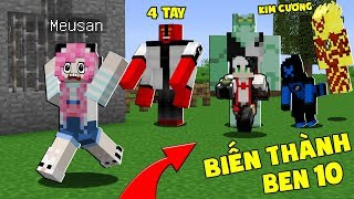 CÁCH CHẾ TẠO ĐỒNG HỒ BEN 10 TRONG MINECRAFT*NẾU REDHOOD SỞ HỮU ĐỒNG HỒ BEN 10 CÓ THỂ BIẾN HÌNH