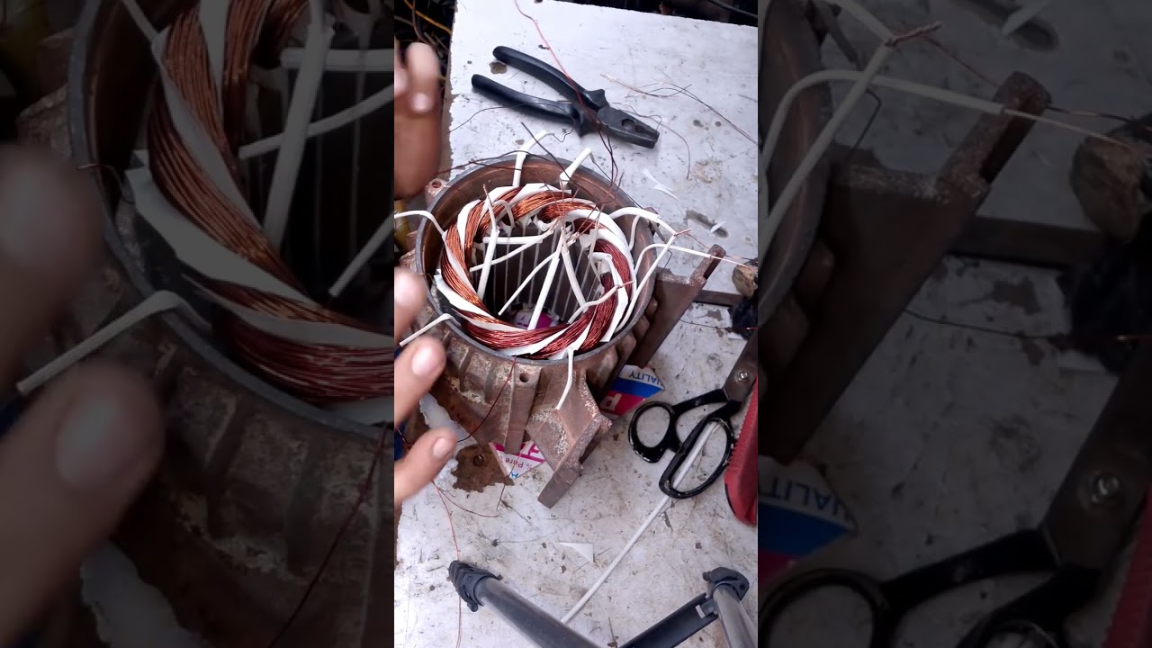 How to Three phase motor series connection full details 