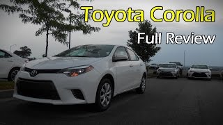 2015 / 2016 Toyota Corolla LE: Full Review