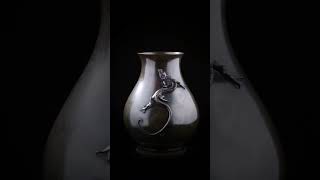 Японская бронзовая ваза с драконом эпохи Мэйдзи | Japanese Meiji Dragon Vase, Bronze Masterpiece