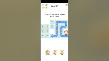 Brain Go 2 Coin Master Level 17 | Brain Go 2 Guide the Mr. Bull to collect all the coins.