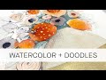 how to make perfect doodle dots with gold watercolor paint