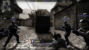 CS:GO competitive pistol run, 1hp left defuse bomb, ACE!!