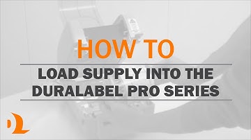 Loading Supply in the DuraLabel PRO Series