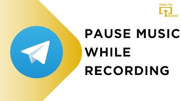How To Pause Music While Recording On Telegram
