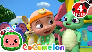 Duck Duck Goose + 4 Hours of Cocomelon Animal Time | Cartoons for Kids | Mysteries with Friends