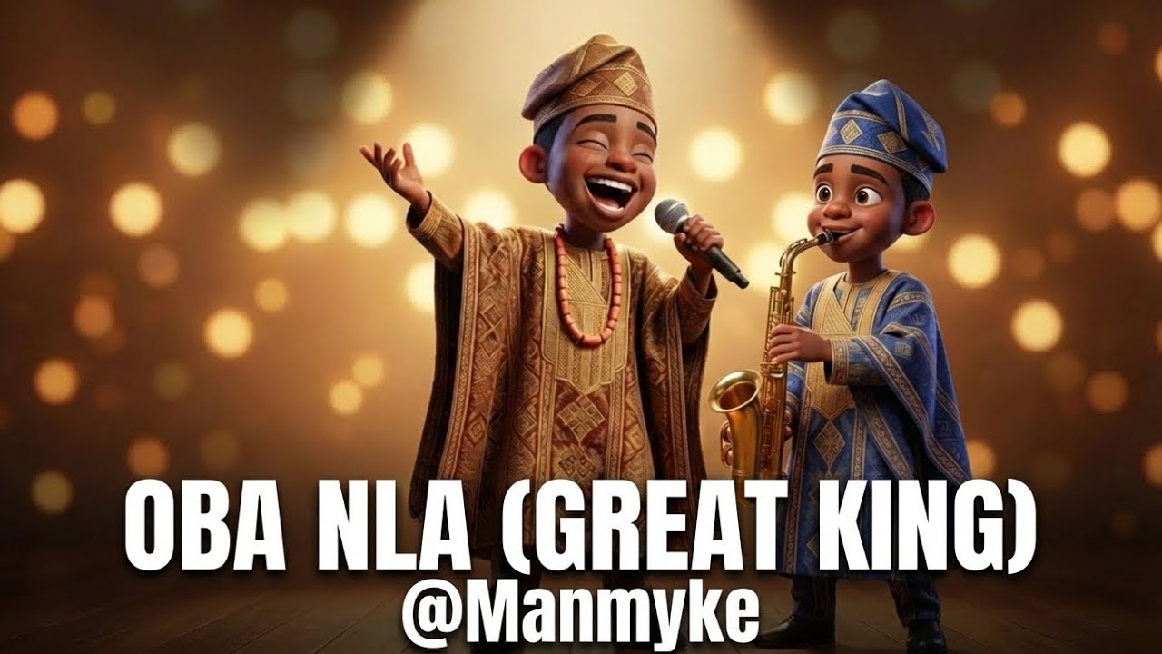 OBA NLA (Great King) - Official Lyric Video | Yoruba Gospel with Saxophone