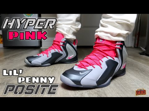 NIKE LIL' PENNY POSITE HYPER PINK DETAILED REVIEW + ON FEET 4K