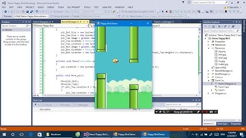 Demo game Flappy Bird In WinForms