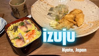 KYOTO FOOD VLOG: Izuju for Kyoto style sushi in Gion. Was it any good?