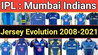 Mumbai Indians Jersey Evolution (2008 