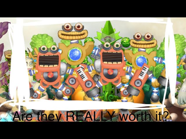 How big I think every wubbox is. (I'll explain in the comments) :  r/MySingingMonsters