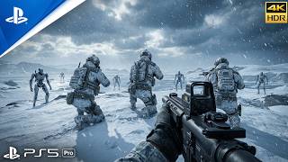 (PS5) Darwin Glacier in Antarctica | ULTRA Graphics Gameplay [4K 60FPS HDR] Advanced Warfare