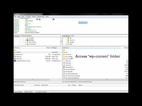How To Install WordPress Themes Using File Zilla (FTP Client)