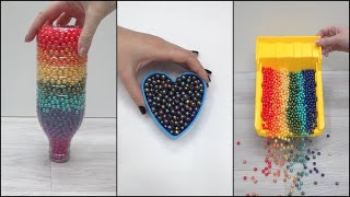 Oddly satisfying Reverse video. Colorful Relaxing Compilation. No talking, no music