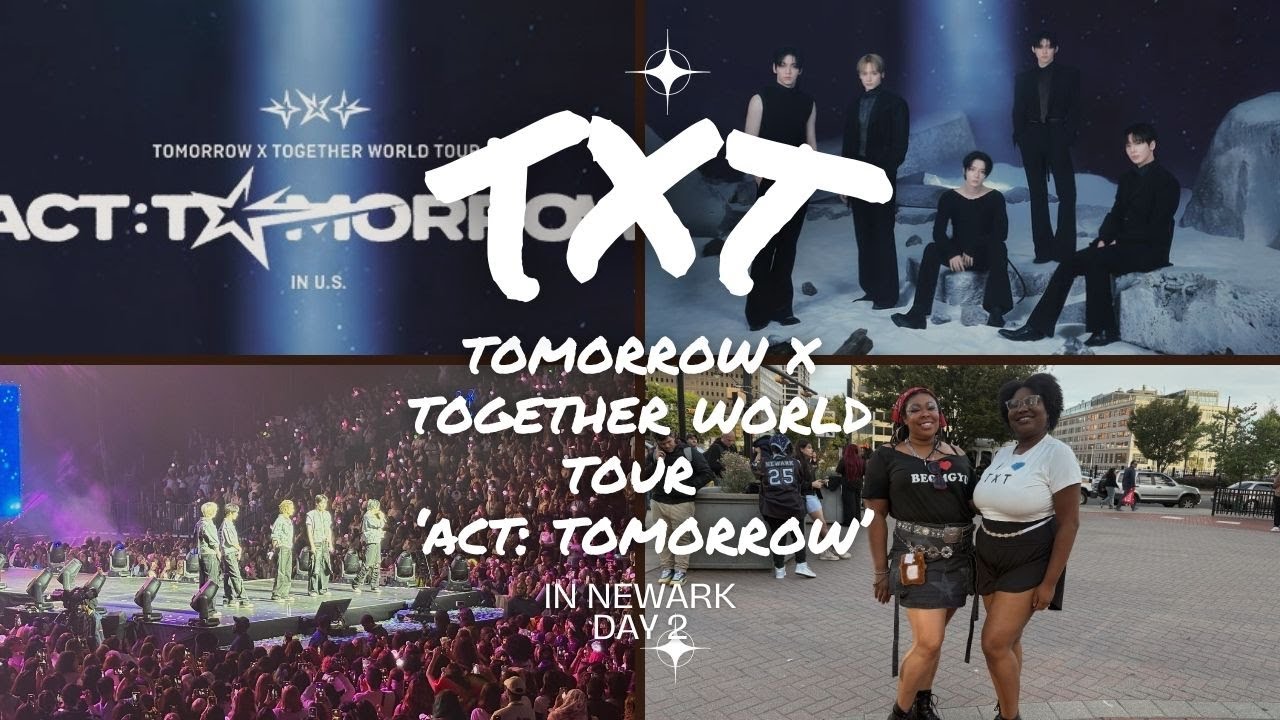 TXT Concert Vlog 🔥| TOMORROW X TOGETHER World Tour 'Act: Tomorrow' in Newark Day 2
