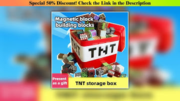 Limited Magnetic building blocks toy storage box set - DIY assembly toys for children - building bl