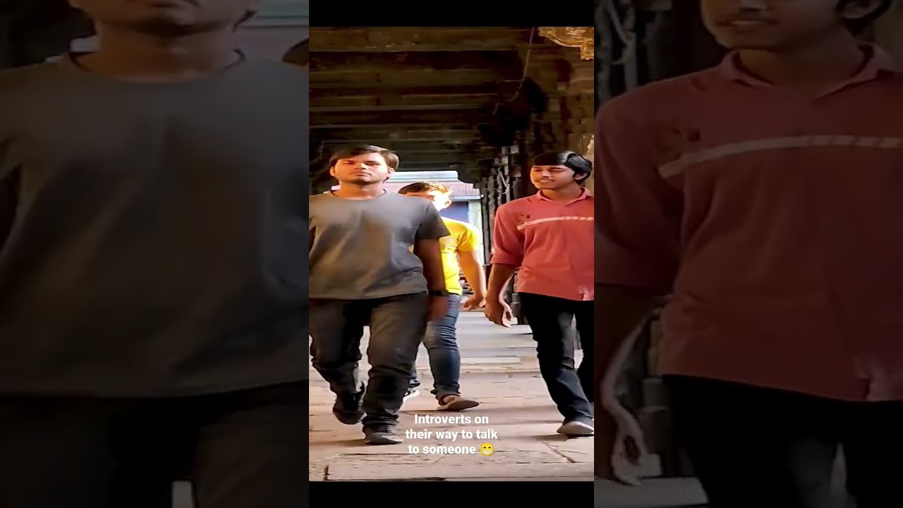 Introverts on their way to talk to someone 😁 #funny #funnyvideo  #memes #video #youtubeshorts