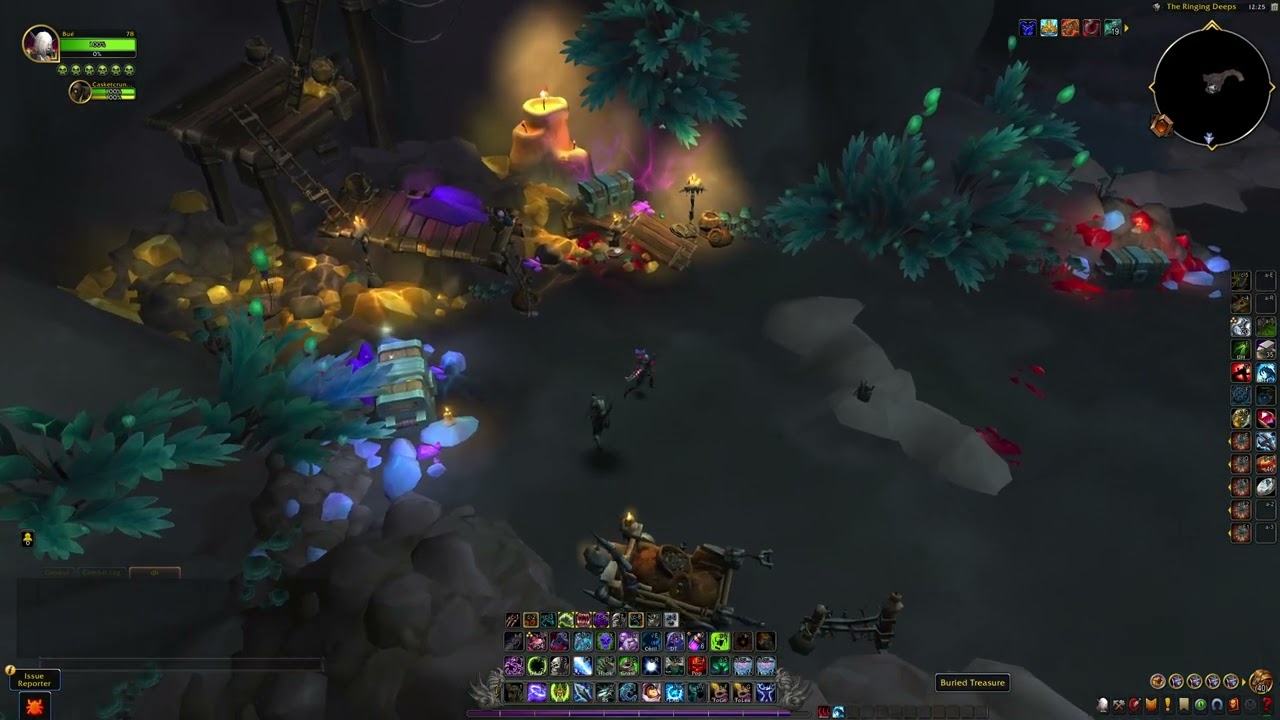 Forgotten Treasure Location, WoW The War Within, Sovereign Finery Chest Toy transformation item