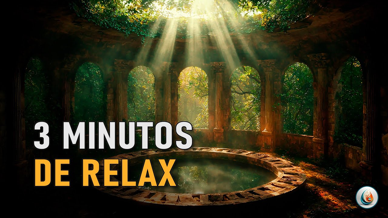 3 Minutos de Relax en las Ruinas del Bosque Bajo la Lluvia