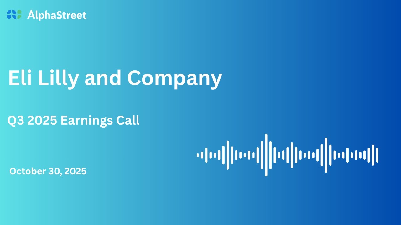 LLY Stock | Eli Lilly and Company Q3 2025 Earnings Call - YouTube