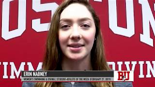 Student-Athlete of the Week: Erin Nabney (2/27/2019)