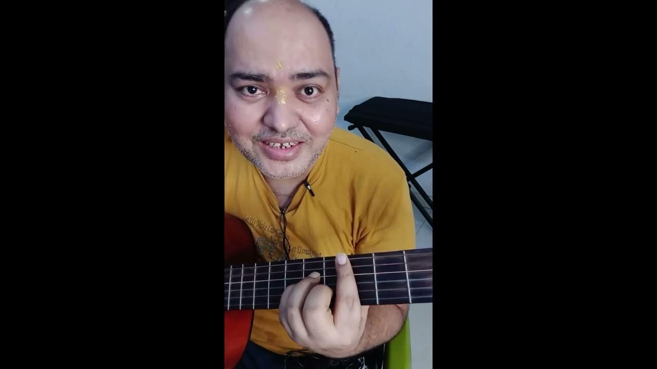 Maha Mantra traditional Hare Krishna Hare Krishna/ guitar tutorial with