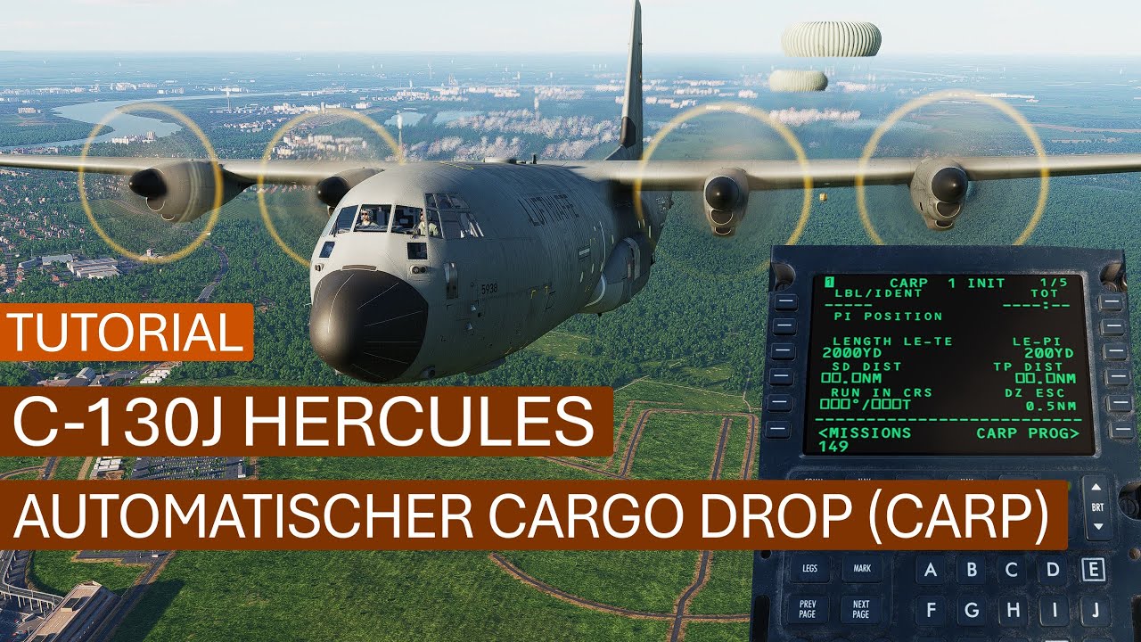 C-130J Hercules - Automatischer Cargo Drop (CARP) | DCS 2025