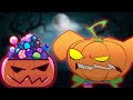 Om Nom Stories : Pumpkin Candy Curse | Halloween Cartoons for Kids | HooplaKidz TV