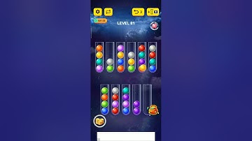 ball sort puzzle level 81 easy