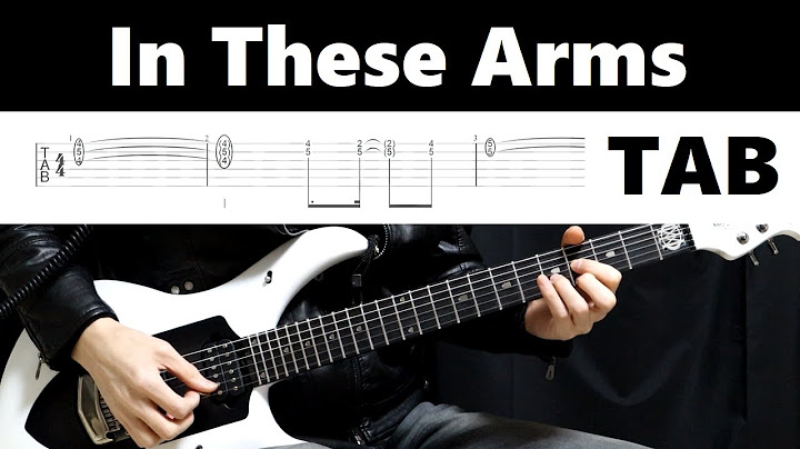 In These Arms Guitar version - Guitar performance video thumbnail