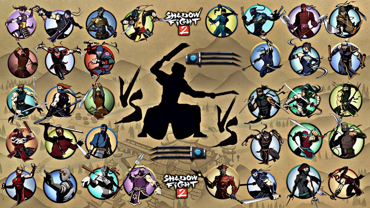 Shadow Fight 2 | Lynx's Claws vs All Survival Ninjas - YouTube