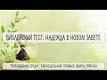 Тест: Надежда в Новом Завете (16 вопросов)