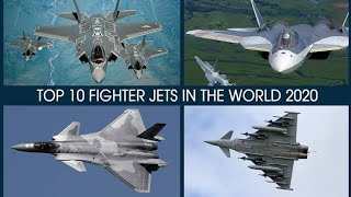 Top 10 Fighter Jet in the World 2020| Best Fighter Jets | Rafale | F-22 \& many more