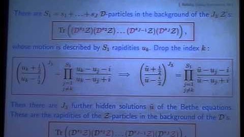Matthias Staudacher - Integrability of the AdS:CFT system