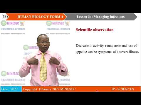 IP-SC HUMAN BIOLOGY Form 4 LESSON 34 Managing Infections