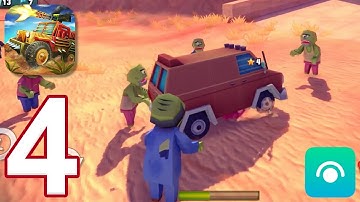 Zombie Safari - Gameplay Walkthrough Part 4 - Canyon (iOS, Android)