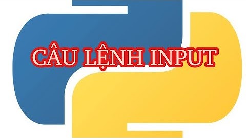 Tự học Python cơ bản - Cách dùng câu lệnh Input trong Python từ A-Z