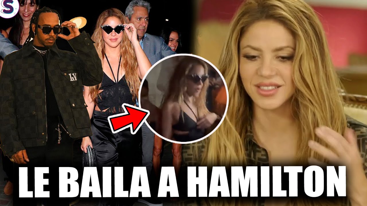 Shakira le baila a Lewis Hamilton en plena fiesta en Londres, Se confirma relación