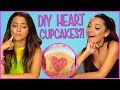 DIY Heart Cupcakes?! | Niki and Gabi DIY or DI-Don't