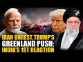 ‘Despite restrictions in place…’ MEA clears India’s stance on Iran Protests, Trump’s Greenland Push