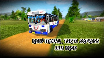 New TSRTC EXPRESS BUS MOD FOR BUS SIMULATOR INDONESIA // TSRTC EXPRESS // BUS SIMULATOR INDONESIA