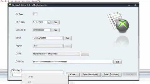 Keyvault Editor v1.0