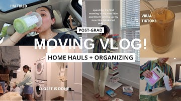 APARTMENT HAUL (target + homegoods) & ORGANIZING ep. 2 moving into post-grad